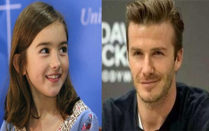 Cô bé 7 tuổi xinh đẹp thay đổi thế giới, vì em, Beckham sẵn sàng trả khoản tiền khổng lồ