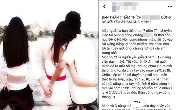 Cô gái cay đắng phát hiện bị người yêu 3 năm phản bội, lén lút qua lại với chính bạn thân 7 năm của mình