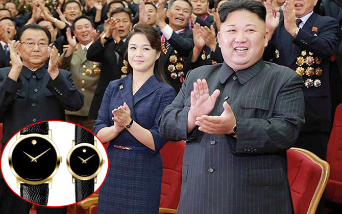 Cận cảnh đồng hồ đôi "bình dân" vợ chồng Kim Jong-un thường đeo