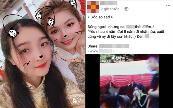 Khóc nức nở vì thương chị gái đi lấy chồng, cô gái bị xuyên tạc thành người yêu cũ phản bội lấy người khác