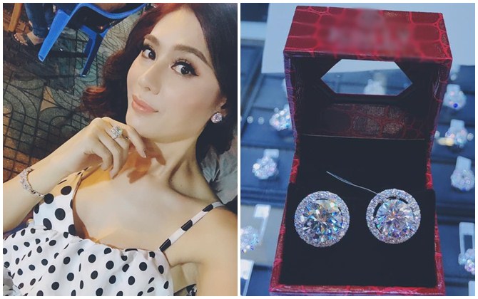 Mới kể khổ vay nặng lãi phải trả nợ nhưng Lâm Khánh Chi lại vừa khoe nhẫn kim cương 21 tỷ