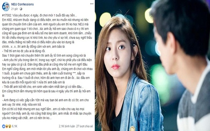Mới yêu được 4 ngày đã hỏi VAY TIỀN, anh chàng hứa YÊU KHÔNG VÌ VẬT CHẤT nhận đủ gạch đá