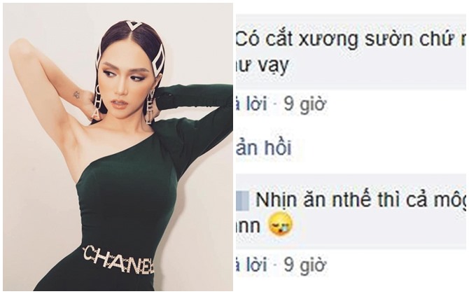 Hoa hậu Hương Giang bị dân mạng nghi ngờ 'cắt xương sườn' vì phô vòng eo nhỏ chẳng kém Ngọc Trinh