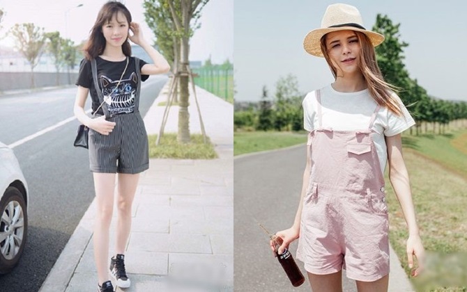 4 kiểu quần short yếm giúp nàng trẻ ra cả chục tuổi, chúng bạn cũng phải ghen tị