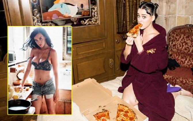 'Nghiện' pizza nhưng Katy Perry vẫn giữ được ‘vòng nào ra vòng nấy’