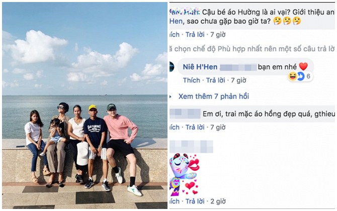 Khoe ảnh gia đình đi du lịch, H'Hen Niê để lộ hình ảnh bạn trai?