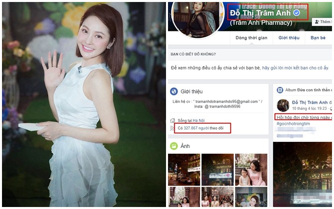 BẤT NGỜ CHƯA: Facebook Trâm Anh tăng hơn 100k lượt theo dõi, được cấp tick xanh chính chủ sau nghi vấn bi lộ clip nóng