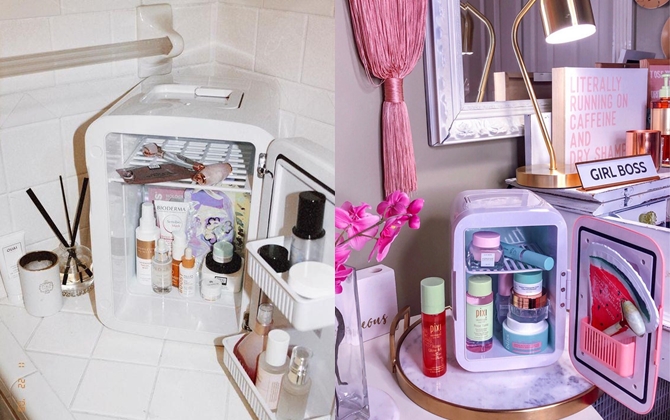 Bạn sẽ là tín đồ skincare lạc hậu nếu không biết về tủ lạnh mỹ phẩm