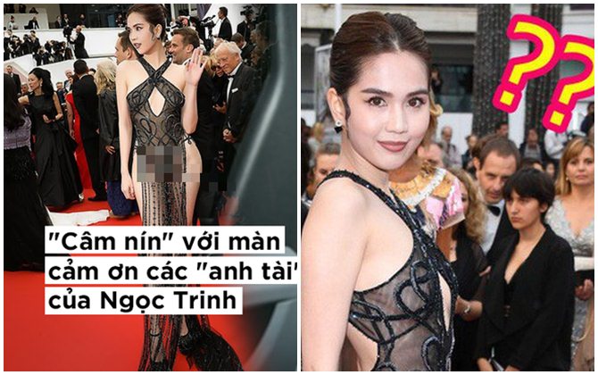 Sự trơ trẽn của Ngọc Trinh khi gọi ồn ào thảm đỏ Cannes là "màn trình diễn để đời"