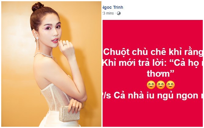 Thấy Xuân Lan công khai ủng hộ phát ngôn của Lý Nhã Kỳ, Ngọc Trinh đáp trả cực 'gắt': 'Chuột chù chê khỉ rằng hôi. Khỉ mới trả lời cả họ mày thơm'