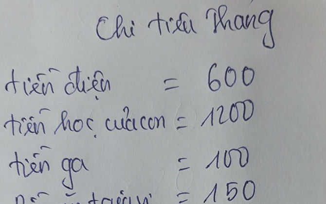 Bà mẹ khoe chi tiêu mỗi tháng chỉ hơn 6,9 triệu đồng, chị em dân mạng truy vấn một khoản cực kỳ khó hiểu gây tranh cãi