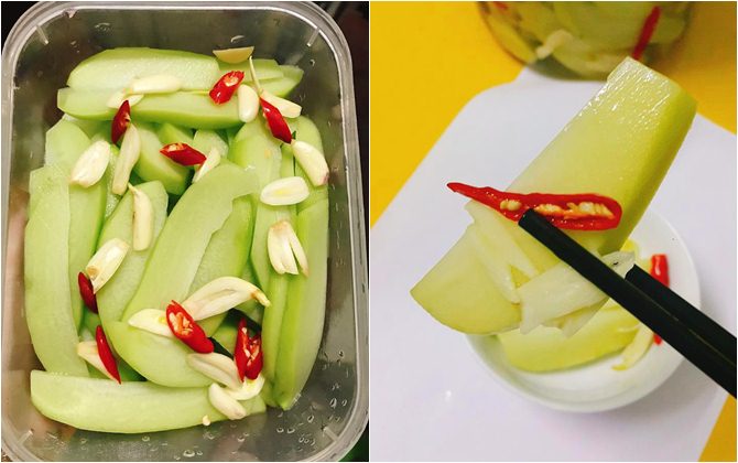 Giòn ngon su su muối chua ngọt cả nhà gắp không dừng đũa