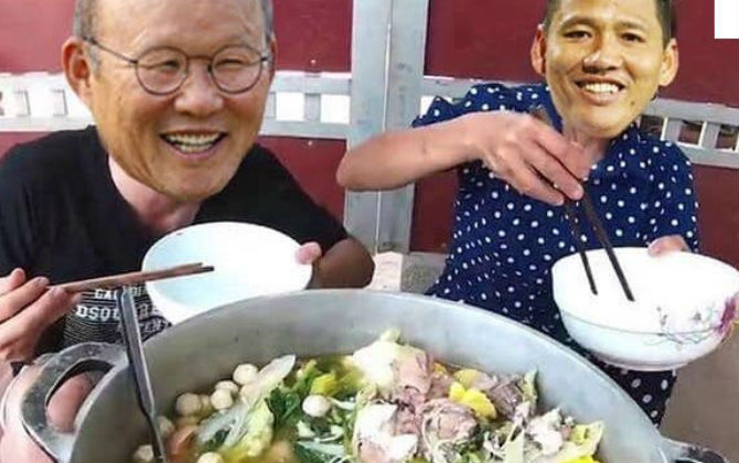 Sau chiến thắng 1-0 của tuyển Việt Nam trước Thái Lan, cổ động viên  hả hê chia sẻ hình ảnh "chế" món ăn này khắp mạng xã hội