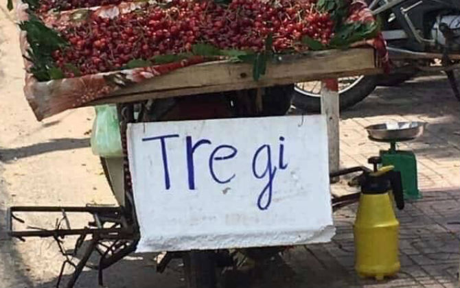 Buồn cười quảng cáo bán "tre gi" khiến dân mạng thi nhau đoán bán quả gì, sự thật phiên âm sai bét khiến mọi người ngao ngán