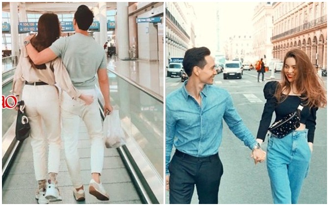 Vừa kỷ niệm 2 năm yêu nhau, Hồ Ngọc Hà đã để lộ ảnh vô tư 'sàm sỡ' vòng 3 của Kim Lý