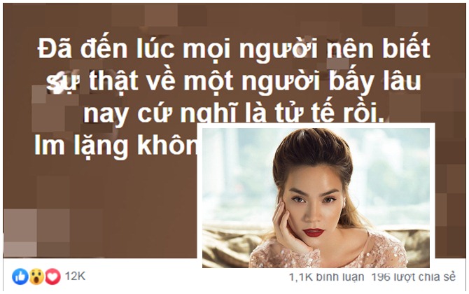 Hồ Ngọc Hà tuyên bố 'bóc phốt' một nhân vật showbiz, dân mạng điểm vội danh sách bạn bè quay lưng với mỹ nhân