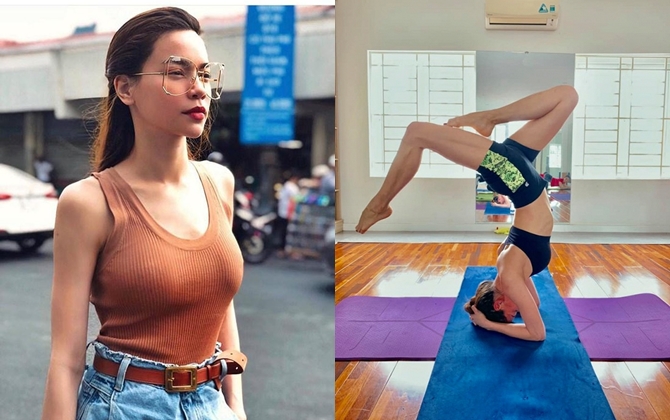 Khoe thân hình săn chắc với tư thế yoga cực đỉnh, Hà Hồ tiết lộ bí quyết trẻ mãi không già