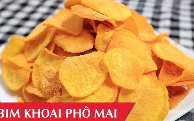 Ai ngờ bim bim khoai tây lại dễ làm thế này, chỉ 15 phút là xong