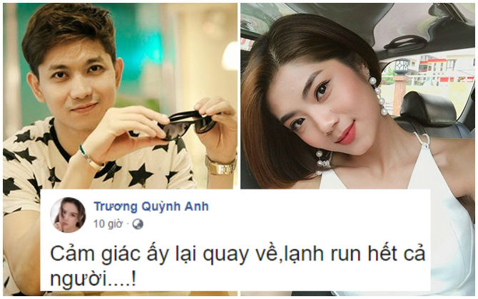 Tim bị nghi hẹn hò với tình cũ Karik, Trương Quỳnh Anh ẩn ý: "Cảm giác ấy lại quay về, lạnh run hết cả người"?