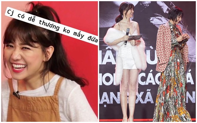 Động thái bất ngờ của Hari Won sau sự cố đọc tên Châu Bùi thành bộ phận nhạy cảm của đàn ông tại lễ trao giải