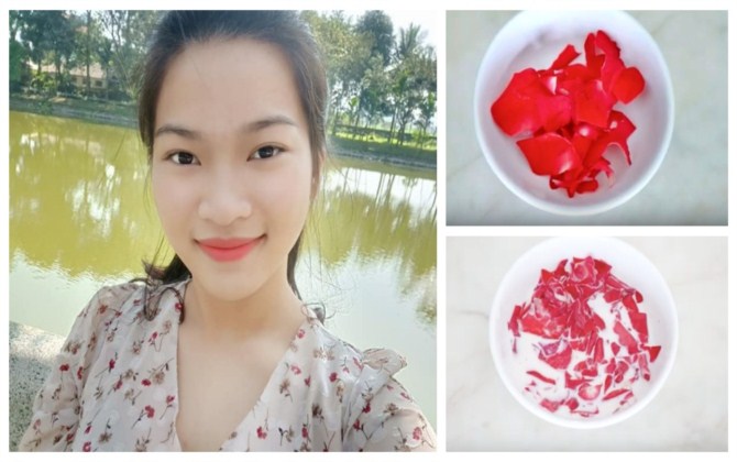 9X xứ Thanh bật mí công thức làm sữa rửa mặt hoa hồng tại nhà cho da trắng mịn, dùng quanh năm chẳng mất tiền mua