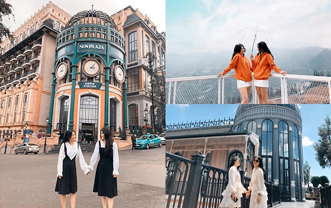 Cuộc đời phải có một cô em gái để cùng nhau diện đồ đôi đẹp như mơ đến Sa Pa du lịch
