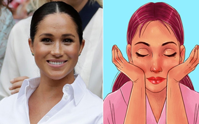 Bật mí 10 bước massage chống lão hóa của Công nương Meghan Markle