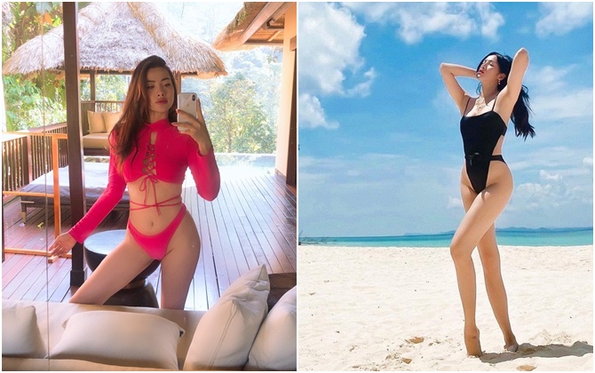 Học Yaya Trương Nhi bắt trend bikini đan dây sexy 'xịt máu mũi'