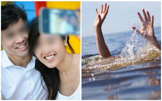 Mải selfie khi đang tắm sông, cô dâu mới chết đuối thương tâm