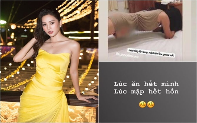 "Lúc ăn hết mình, lúc mập hết hồn": Hoa hậu Tiểu Vy phát hoảng vì tăng cân khiến body thẳng đuột