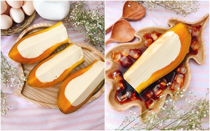 Bánh flan hấp bí đỏ mềm thơm, ngon ngọt ai cũng thích mê