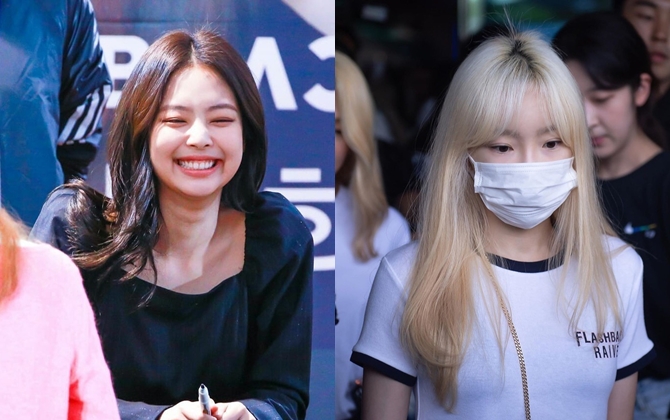 Cả Jennie, Taeyeon cũng phải "chịu trận" với đám tóc con lởm chởm trên đỉnh đầu
