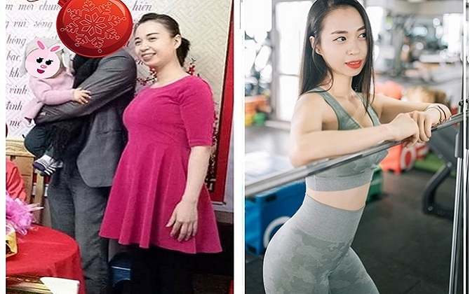 Hành trình giảm 16kg sau sinh cho vóc dáng cân đối, nuột nà của bà mẹ Hà Nội