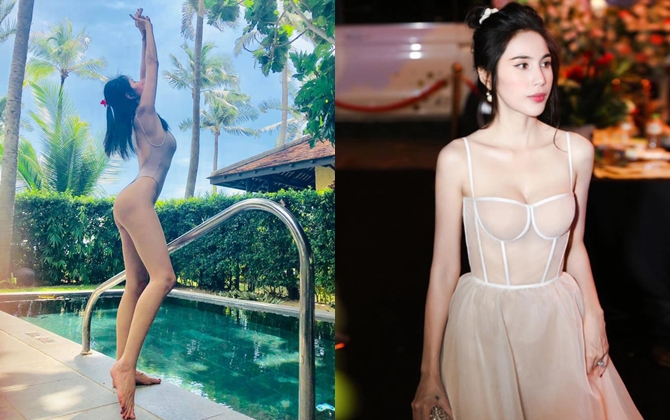 Thủy Tiên mặc đồ như nude mà chẳng ai chê, không những vậy còn khen nức nở vì body đẹp