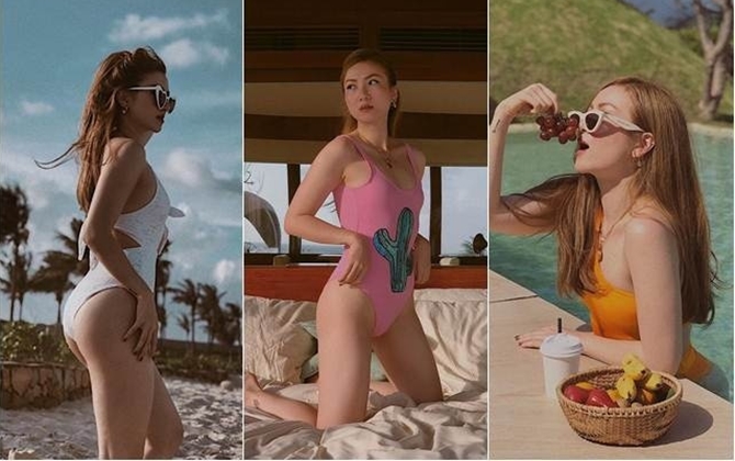 Yến Nhi ngày càng nuột nà gợi cảm, mặc bikini bé xíu khoe bụng múi trập trùng nhờ kiên trì luyện tập