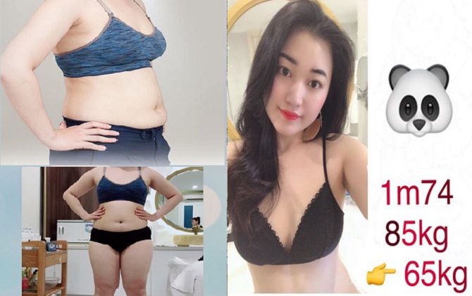 Tự ti vì tròn quay như heo, cô gái giảm liền 20kg lấy lại body thon gọn khiến nhiều người nể phục