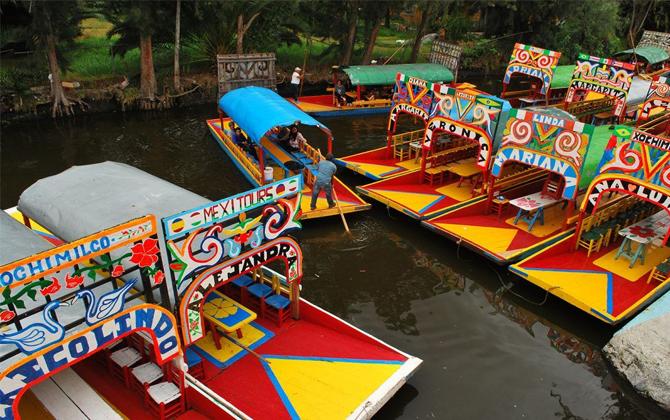 Vi vu tới Mexico để đắm chìm vào thành phố của những sắc màu