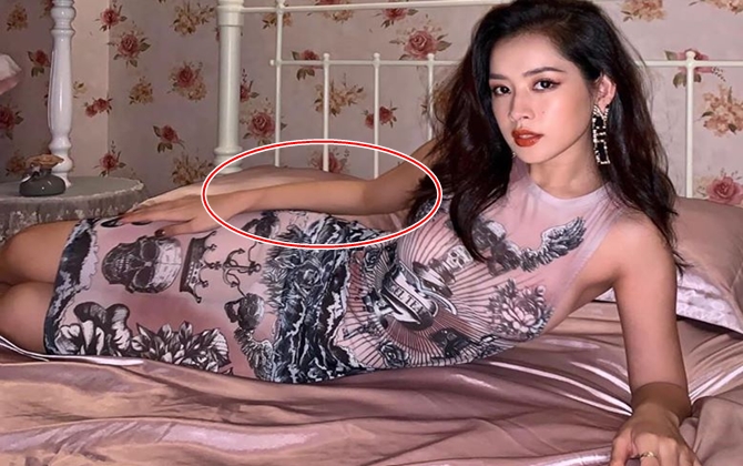 Đăng ảnh sexy thả dáng trên giường, Chi Pu bị dân mạng bắt lỗi photoshop đến cong cả cánh tay