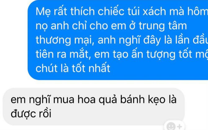 Hi vọng bạn gái mua túi 10 triệu tặng mẹ ngày ra mắt nhưng không thành, anh chàng than thở liền bị dân mạng chửi "sấp mặt"