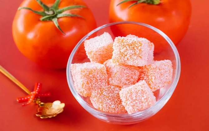 Bánh cà chua phủ dừa lạ miệng, bé ăn thun thút mẹ chẳng cần đút