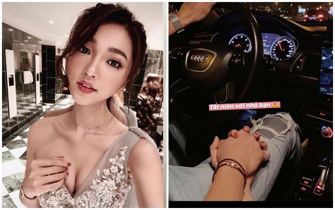 Văn Đức đi lấy vợ, Ngọc Nữ liền khoe nắm 'tay ải tay ai', nhìn sơ cũng đoán bạn trai mới là cực phẩm