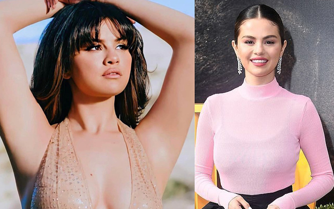 Selena Gomez để lộ vòng một chảy xệ vì mặc đồ lót không phù hợp