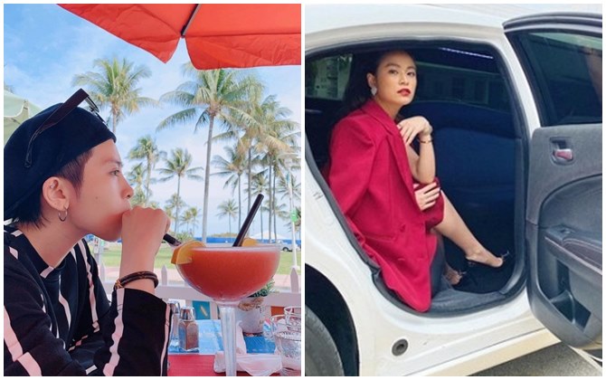 Cùng chụp ảnh tại một địa điểm nhưng Hoàng Thuỳ Linh và Gil Lê vẫn giữ thái độ không đổi