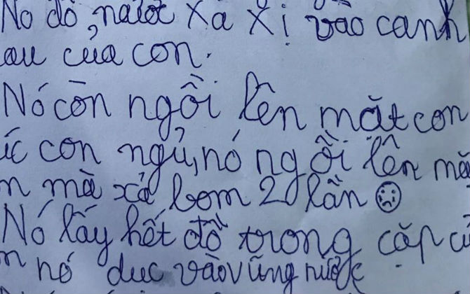 Con nghỉ học phòng virus Corona, bà mẹ dở khóc dở cười nhận tờ giấy tố cáo vào cuối giờ chiều, đúng là trông trẻ con khổ chẳng khác gì đi làm