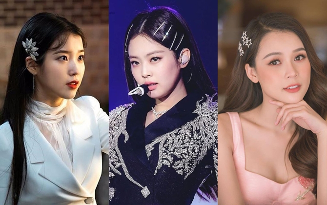 IU, Jennie cùng loạt sao đình đám lăng xê mốt kẹp tóc sang chảnh