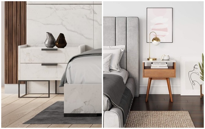 Tuyển tập những mẫu bàn để cạnh giường đẹp hút hồn, ai nhìn cũng thích mắt