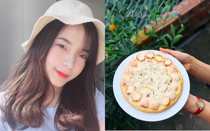 9X Vừa xinh lại đảm gợi ý cách làm pizza thơm ngon cực kỳ đơn giản