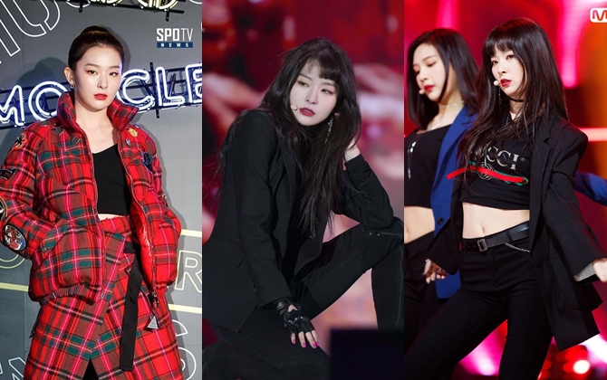 Những lần diện đồ nam tính đúng chuẩn ''girl crush'' của Seulgi (Red Velvet)