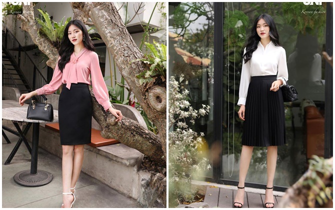 Đừng “trăn trở” sáng nay mặc gì? Với UNI Korean Fashion chuyện mix đồ công sở chỉ là chuyện nhỏ