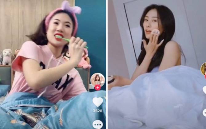 Ngồi trên giường quay video cũng thành hot trend mới trên Tiktok, dân tình trầm trồ và thả tim ầm ầm rồi đấy